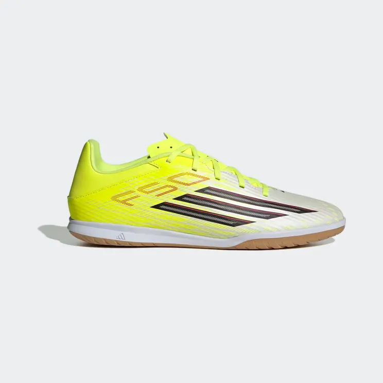 adidas F50 Club Indoor Football “Team Solar Yellow 2 / Core Black / Lucid Red” (JR9049)