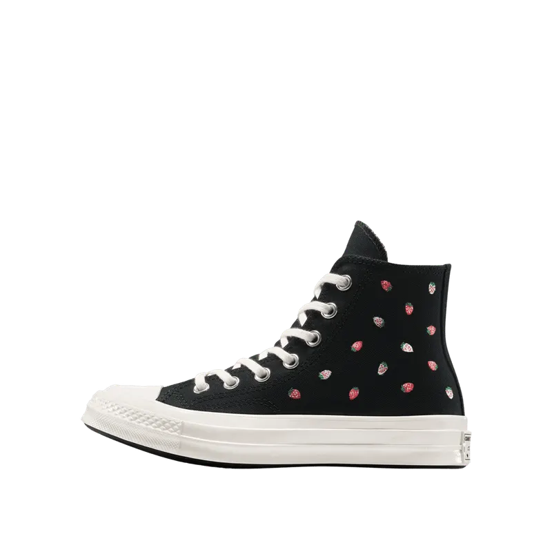 Converse Chuck 70 Embroidered Strawberries Black/Soft Red/Green (A14944C)