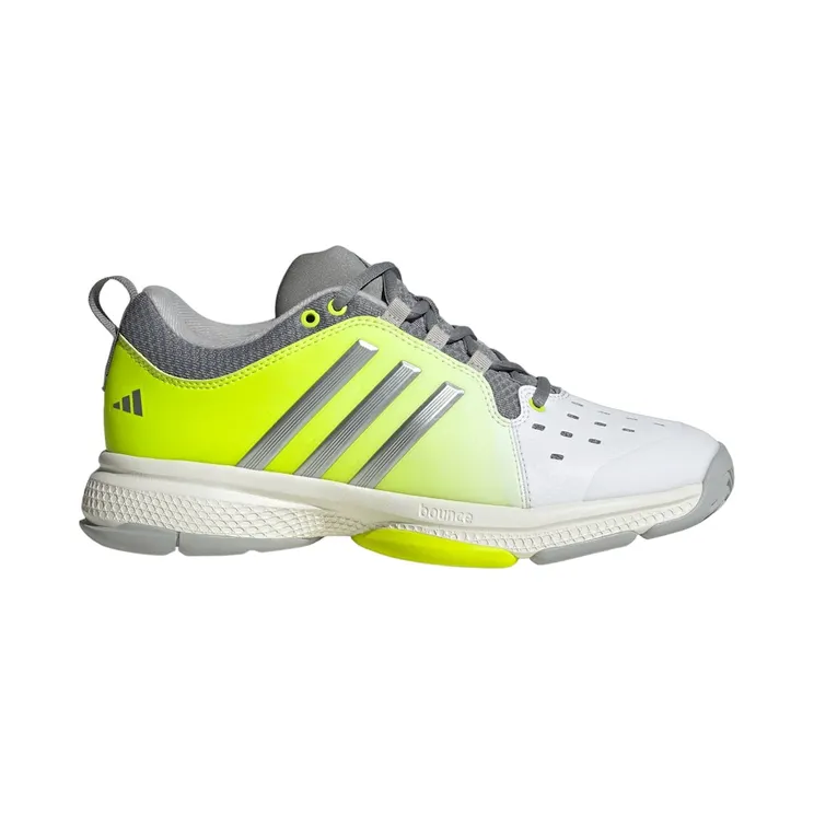 adidas Court Pickleball Cloud White Silver Metallic Lucid Lemon (IG8959)