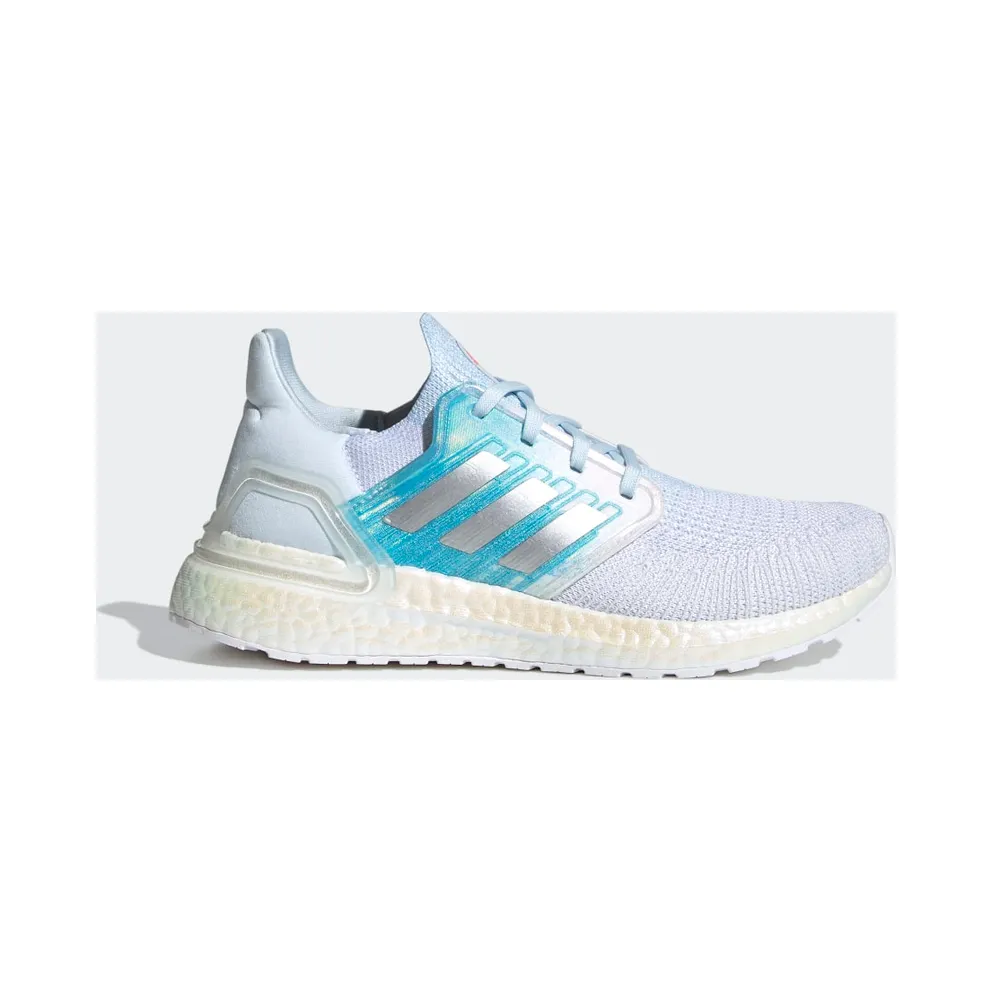 adidas Ultraboost 20 Schuh Cloud White / Silver Metallic / Sky Tint (FV8336)