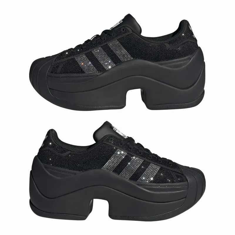 Adidas SUPERSTAR BOLD- Core Black / Silver Metallic / Cloud White (IH1663)