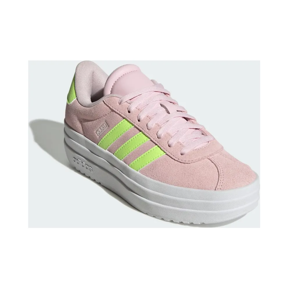 Adidas VL Court Bold Clear Pink / Hi-Res Yellow / Cloud White (JI1017)
