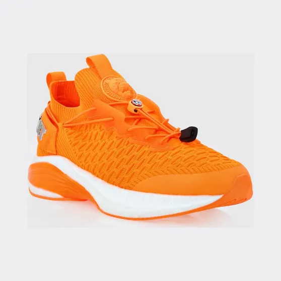Plein Sport Crochet Knit Sneakers Orange (SAESUSC0751STE003N86)