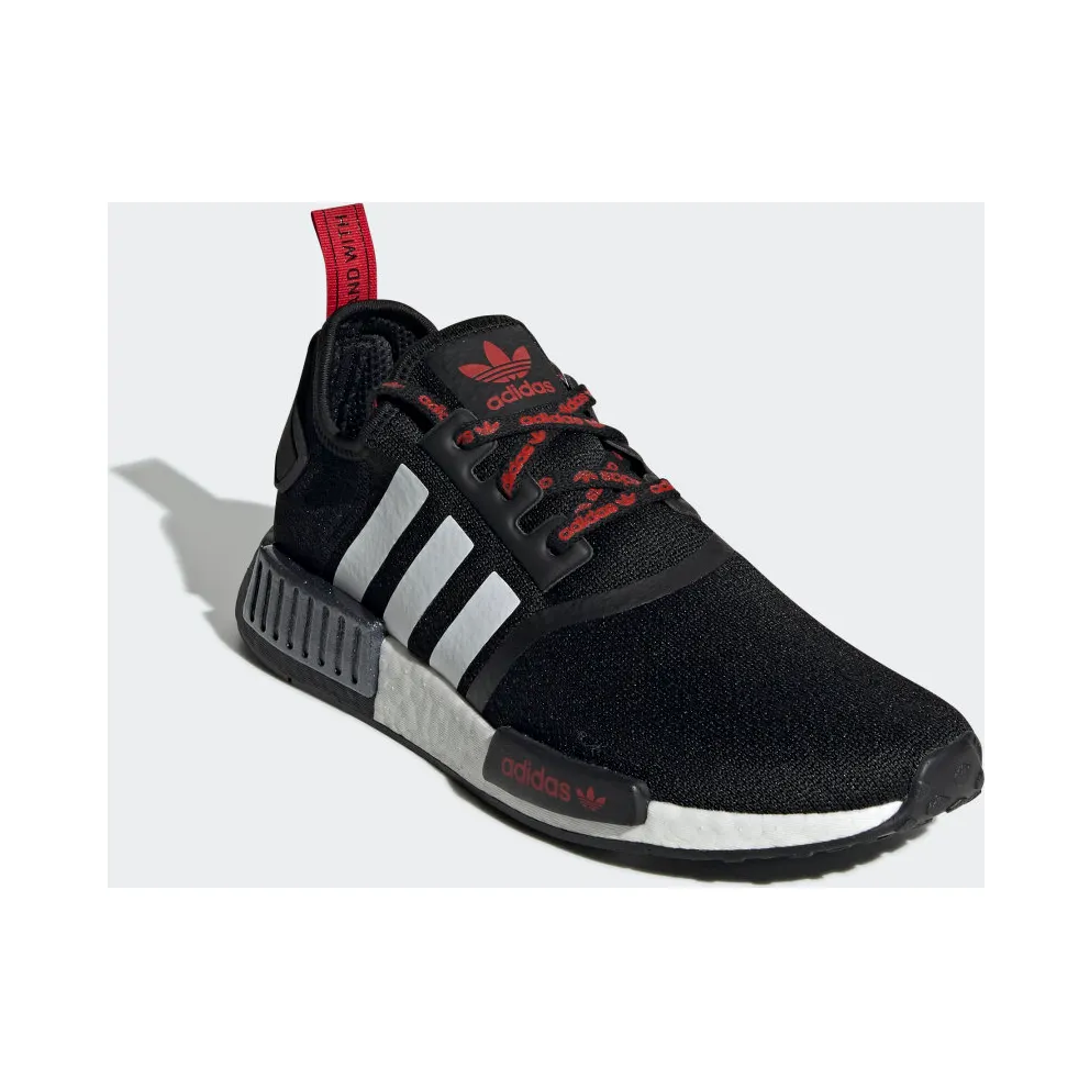 adidas NMD_R1 Core Black / Cloud White / Scarlet (FV2548)