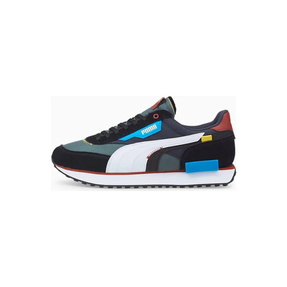 Women’s PUMA Future Rider Displaced Dark Slate/White (383148-01)