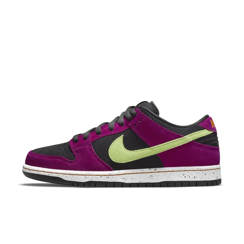 Nike SB Dunk Low Pro ‘Red Plum’ (2021) – “Redplum / Citron / Black / Taxi” (BQ6817-501)
