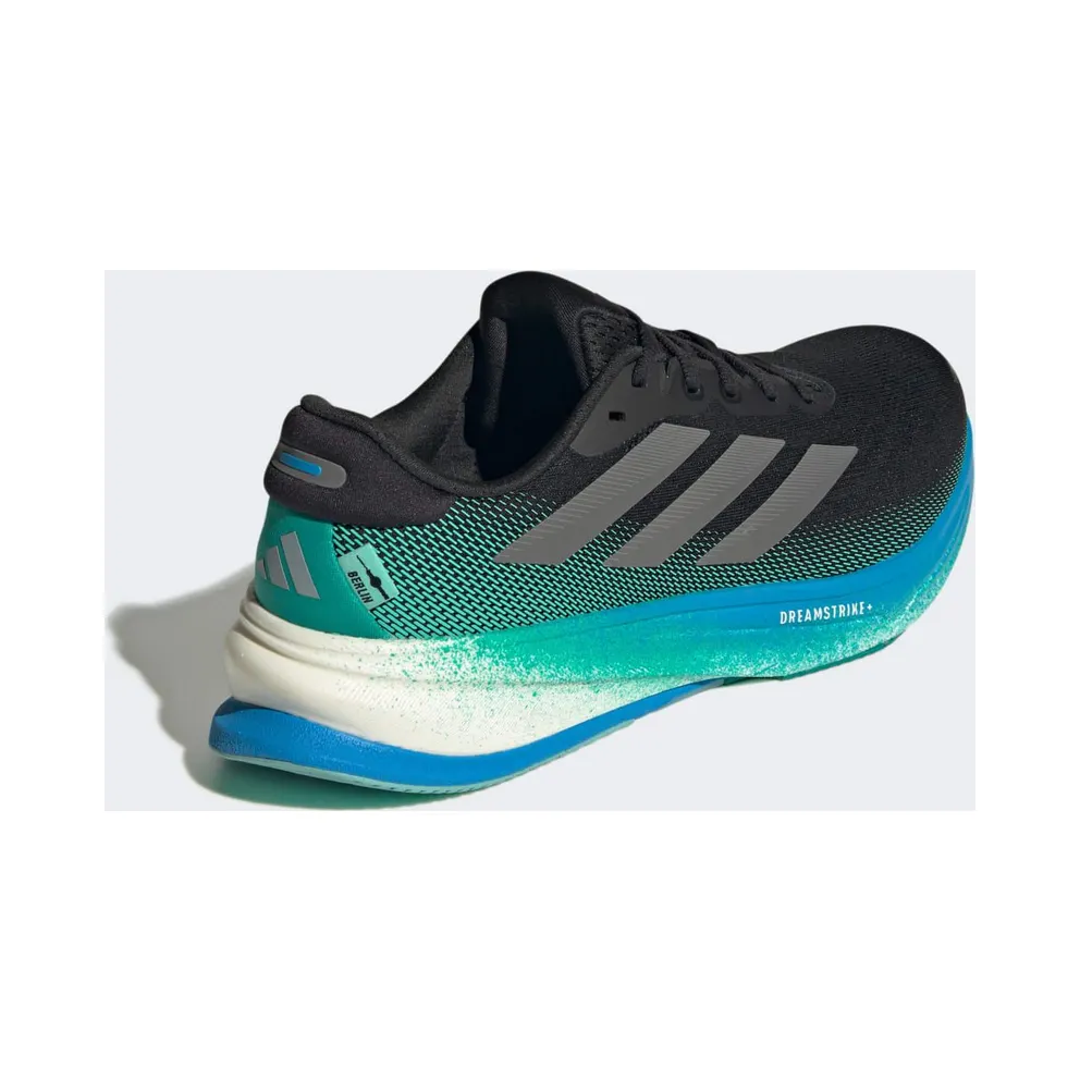 Adidas Supernova Rise 2 Running Shoes Core Black / Iron Metallic / Glory Green (JI1408)