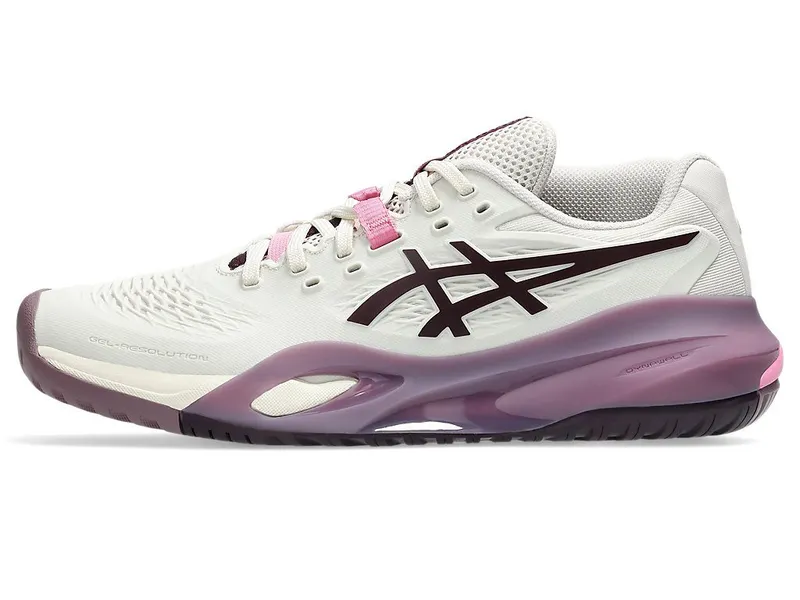 ASICS GEL-RESOLUTION X “Soft Oat / Dark Aubergine” (1042A279-250)