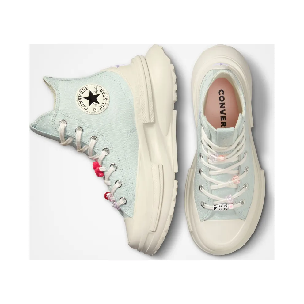 Converse Run Star Legacy CX Platform DIY Beads Aqua Mist/aqua Mist/egret