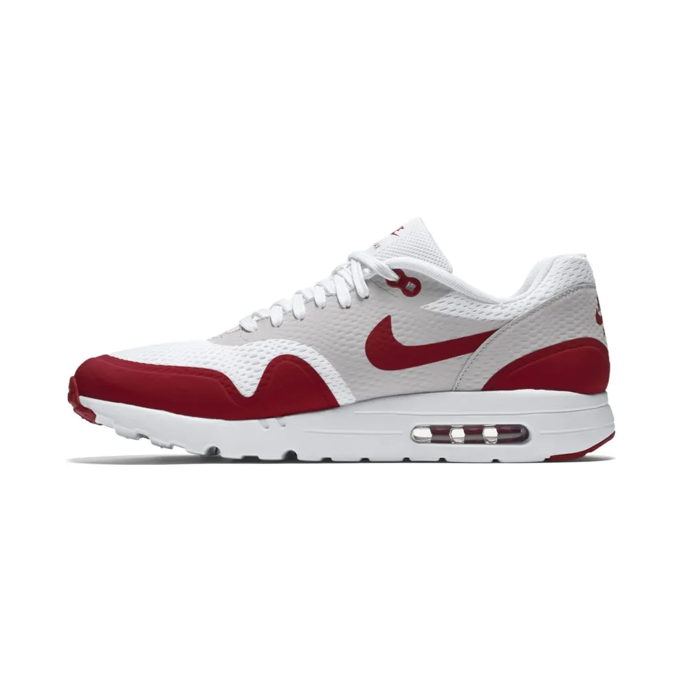 Nike Air Max 1 Varsity Red Ultra Essential (2015) White/Varsity Red/Neutral Grey (819476-106)