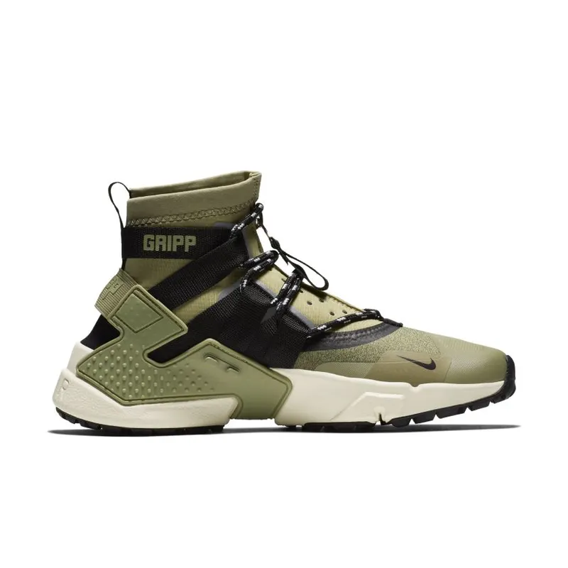 Nike Air Huarache Gripp Neutral Olive Neutral Olive/Light Cream-Medium Olive-Black (AO1730-200)
