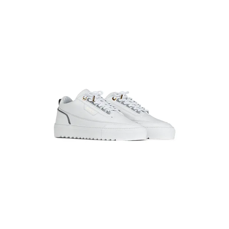 Mason Garments Firenze – Leather/Reflective – White/Cement (FW20-1E)