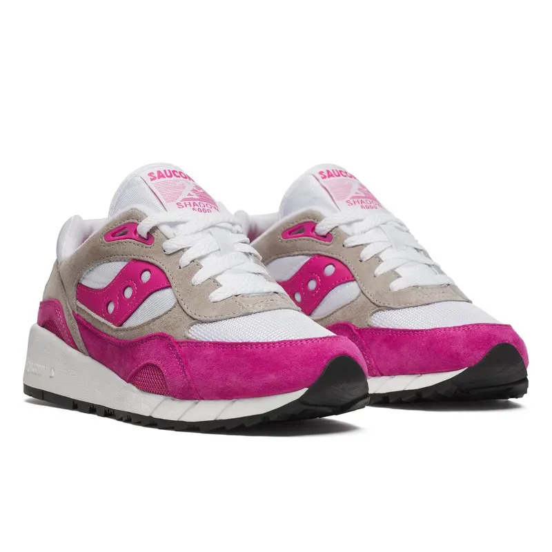 Saucony Shadow 6000 White Grey Pink (S70441-67)