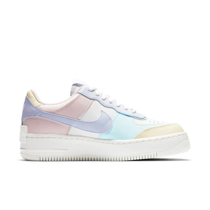 Nike WMNS Air Force 1 Shadow White Glacier Blue Ghost (2020) (CI0919-106)