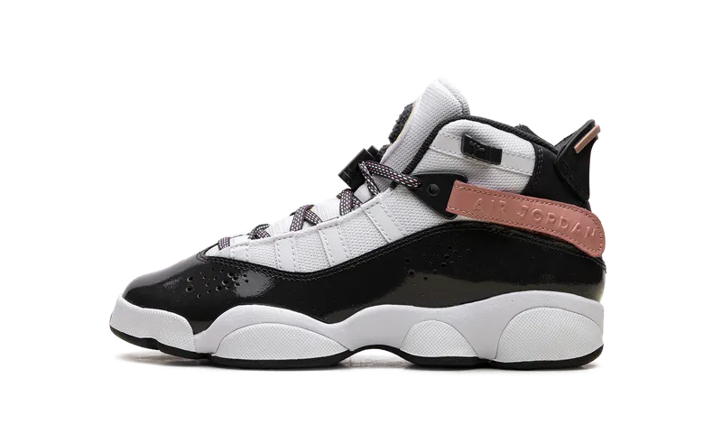 Jordan 6 Rings GS “White Red Stardust Vapor Green Anthracite” (DV3178-101)
