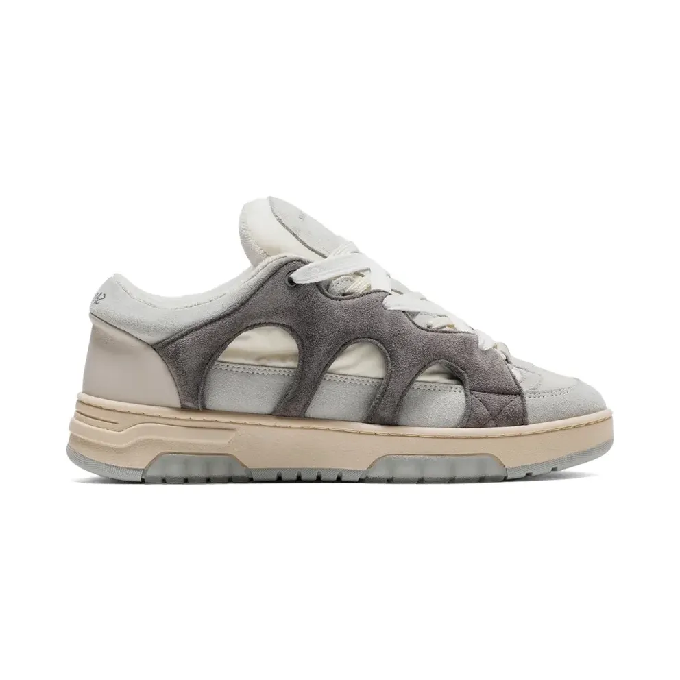 Paura with vlakken and uitgesneden details – Beige (YU05S1ORCS)