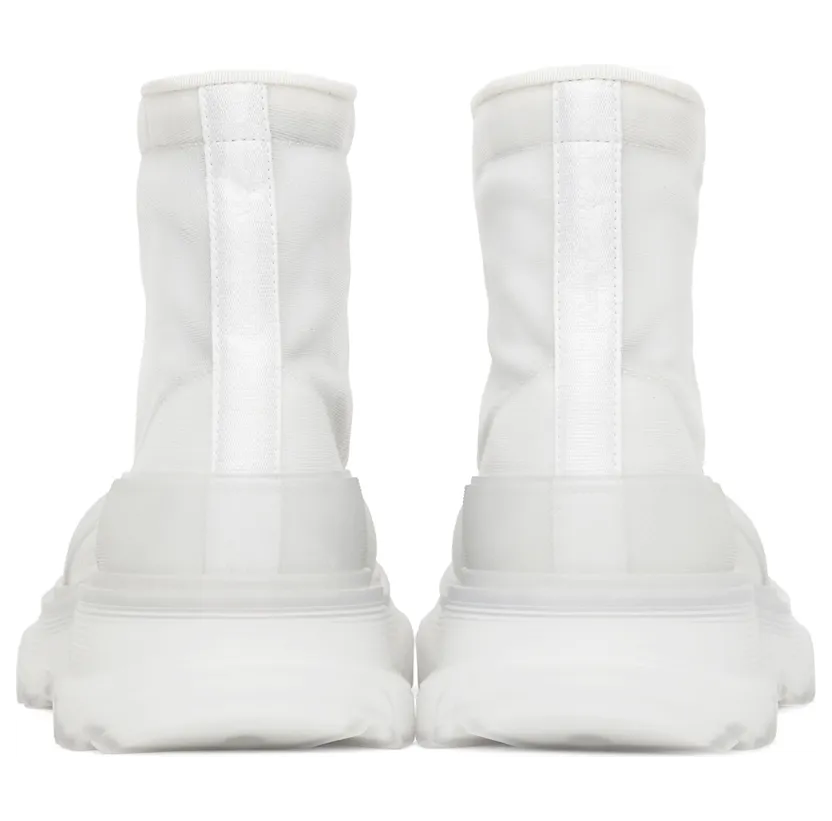 Alexander McQueen Off-White Mesh Tread Slick High Sneakers (662671W4Q31) (4)