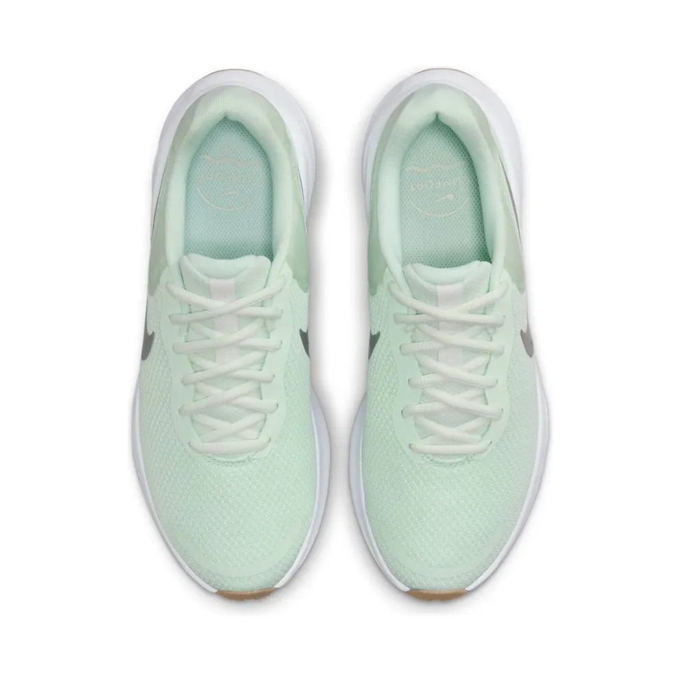 Nike Revolution 7 Barely Green White Platinum Tint Metallic Silver (FB2208-303)