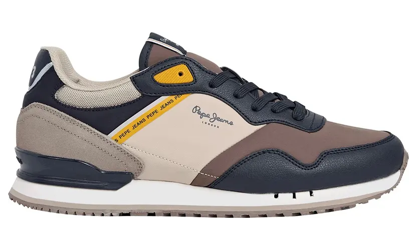 Pepe Jeans PèPè sneaker Beige / Navy / Chocoladebruin (PMS400013-866)