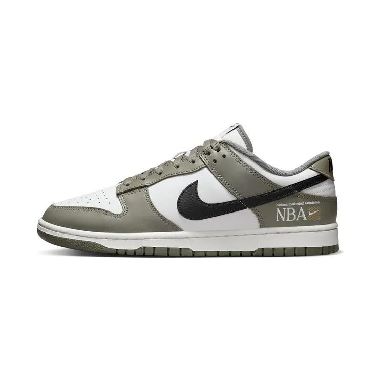 Nike Dunk Low NBA Paris “Dark Stucco / Summit White / Metallic Gold / Black” (FZ4624-001)