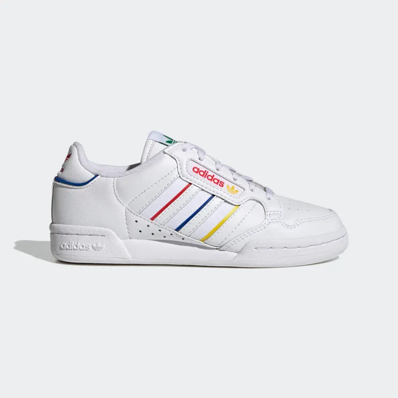 Adidas Continental 80 Stripes Cloud White / Yellow / Blue (GX9739)