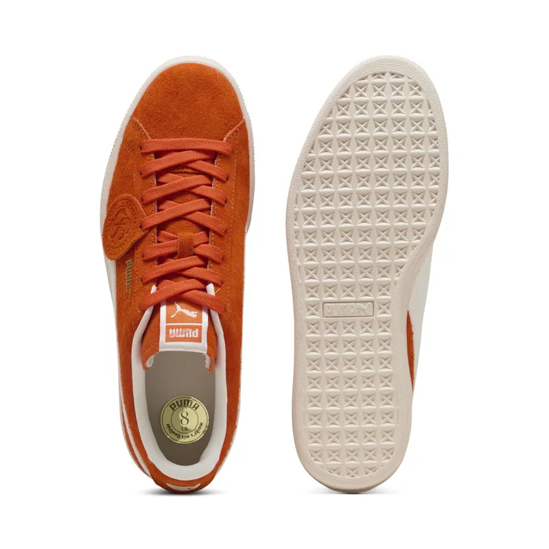 Puma Suede Charles F. Stead IV “Orange Glo / Puma White” (403766_02)