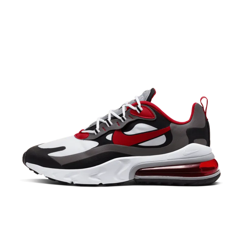 Nike Air Max 270 React Black Iron Grey University Red Black/White-Iron Grey-University Red (CI3866-002)