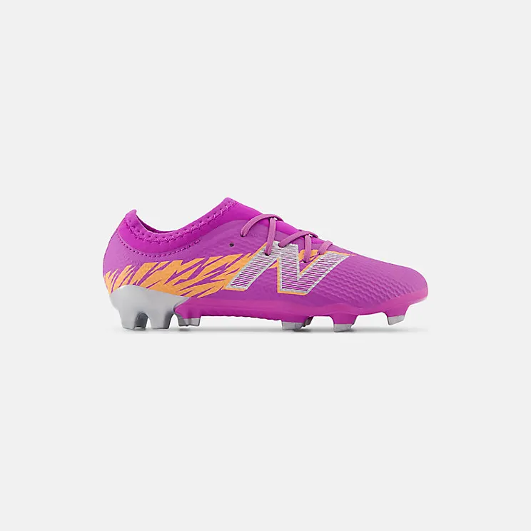 New Balance Furon V8 Team Junior FG Passion Fruit Hot Mango (PS/GS) (SJF3FEJ8)