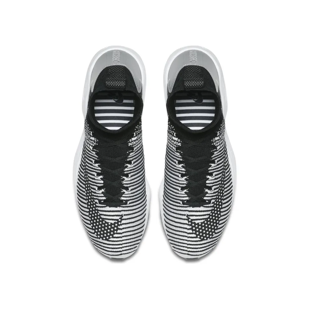 Nike Zoom Mercurial XI Flyknit FC Black/White Black/White (852616-002)