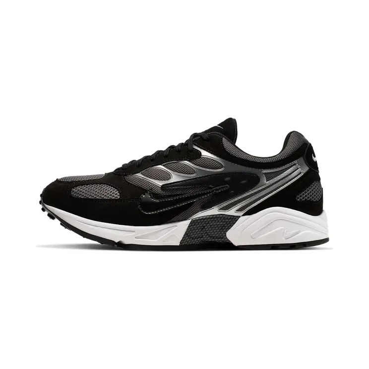 Nike Air Ghost Racer Black Metallic Silver “Black / Dark Grey / White” (AT5410-002)