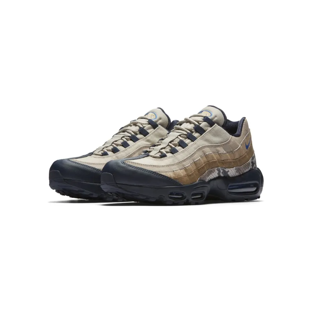 Nike Air Max 95 Snakeskin Newsprint Newsprint/Blue Hero-String-Canteen (AT6152-001)