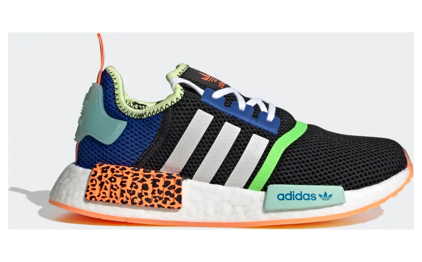 adidas NMD_R1 Schuh Core Black / Cloud White / Screaming Orange (G55501)
