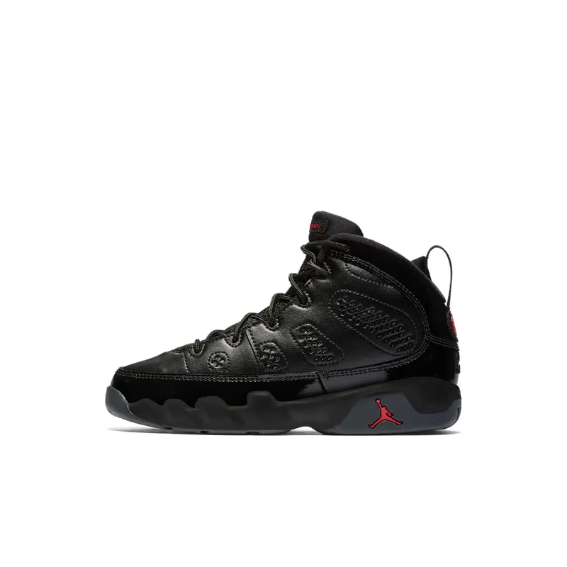 Jordan 9 Retro Bred Patent (PS) Black/University Red-Anthracite (401811-014)