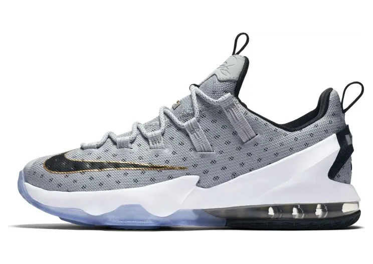 Nike LeBron 13 Low ‘Cool Grey’ cool grey/metallic gold-white-black (831925-071)
