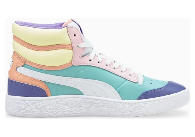 Puma Ralph Sampson Mid Blauw/Roze/Wit (370847-23)