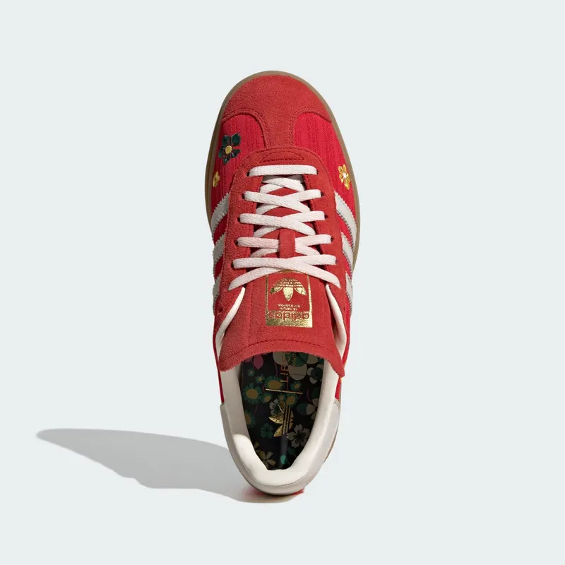 Adidas Gazelle Bold x Liberty London “Floral / Better Scarlet” (IH1921)