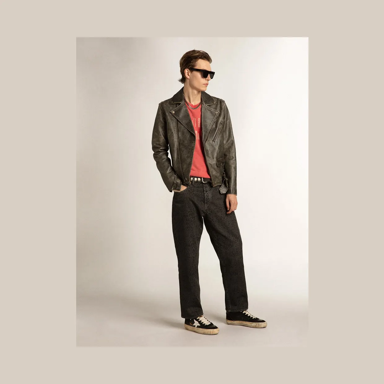 Golden Goose Men’S Mid Star In Black Nappa And Suede With White Leather Star (GMF00408.F003450.80203) (3)