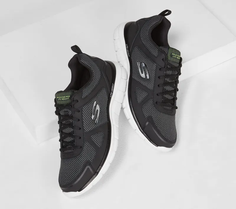 Skechers Track – Bucolo – Black / White (52630 BKW)