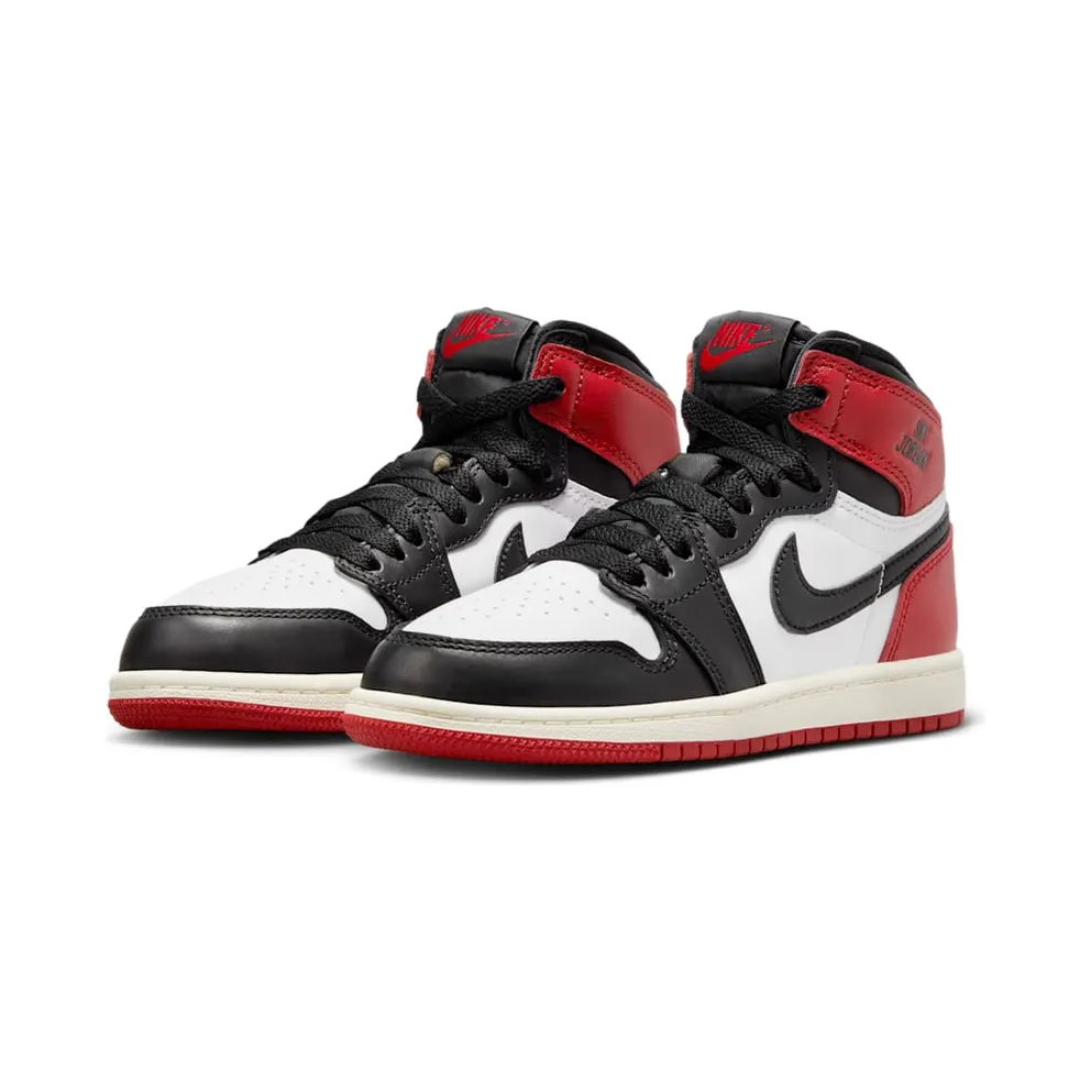 Jordan Air Jordan 1 Retro High OG “Black Toe” (PS) – FD1412-106