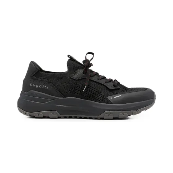 Bugatti mesh-panelled lace-up “Black” (321AVL606900)