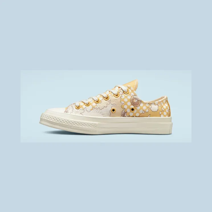 Converse Chuck 70 Crafted Florals Cyber Mango/egret/zwart (A00538C)