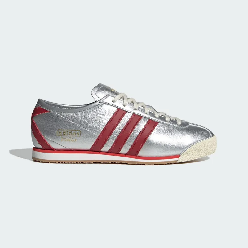 Adidas Italia 70s Silver Metallic / Team Victory Red / Gold Metallic (JQ6964)