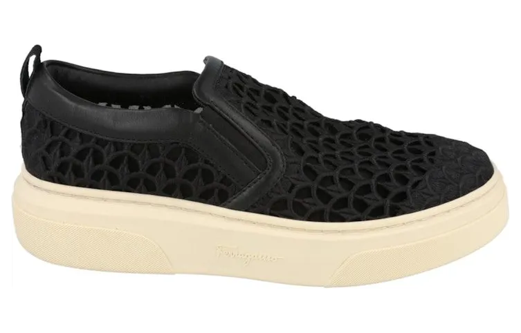 Ferragamo Cassina Slip On Black (030356-758439-M)