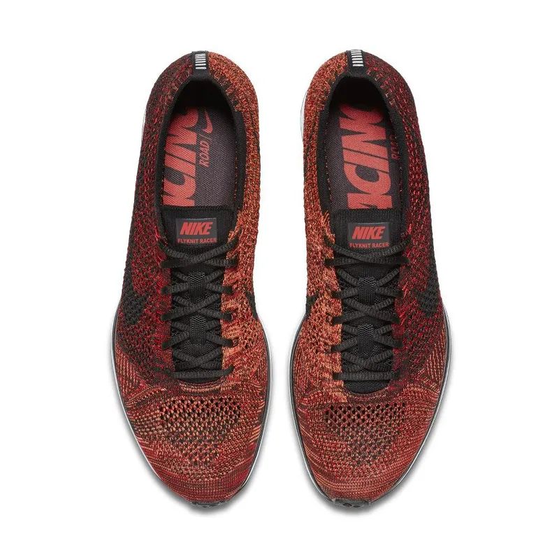 Nike Flyknit Racer University Red “Fire Rooster” (2017) University Red/Black-Bright Mango (526628-608)
