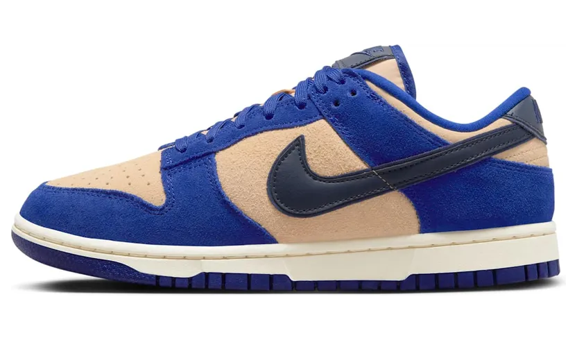 Nike Dunk Low “Deep Royal Blue / Sesame / Midnight Navy / Dark Obsidian” (DV7411-400)