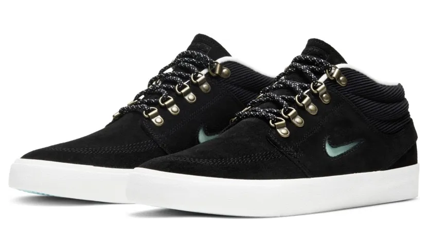 Nike SB Zoom Stefan Janoski Mid Premium Skateboardschuh – Schwarz Schwarz (CZ0451-001)