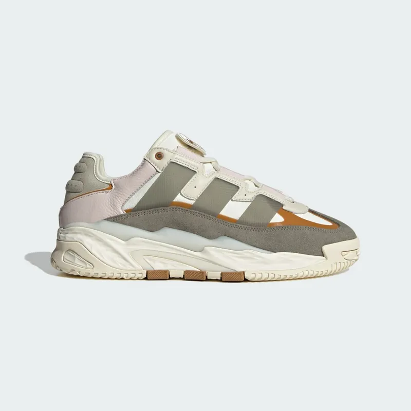Adidas Niteball Shoes Off White / Silver Pebble / Mesa (ID1119)