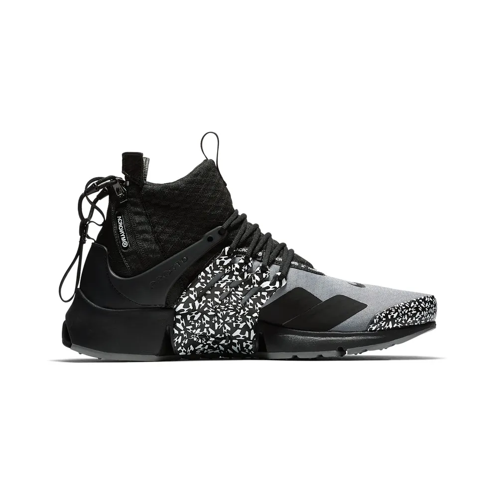 Nike x Acronym Air Presto Mid Cool Grey (2018) (AH7832-001)