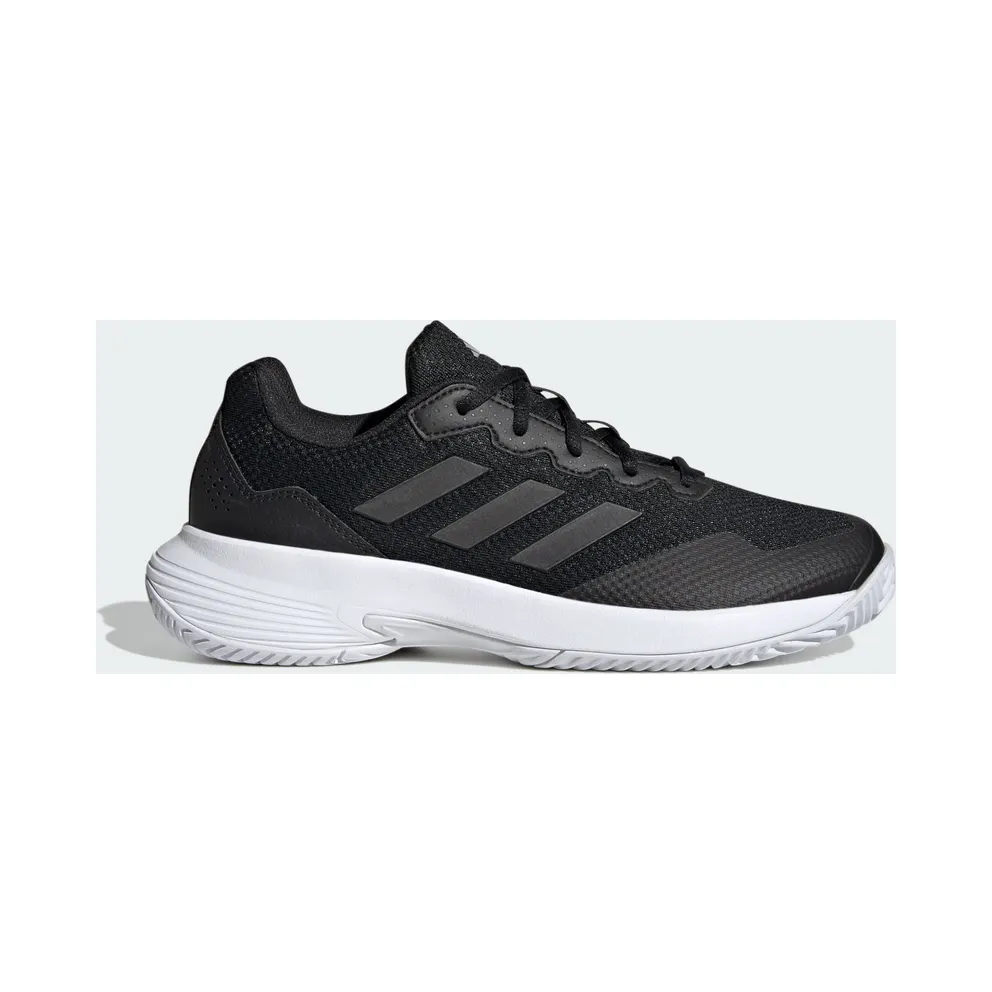 Adidas Gamecourt 2.0 Tennis Shoes Core Black / Core Black / Silver Metallic (ID1494)