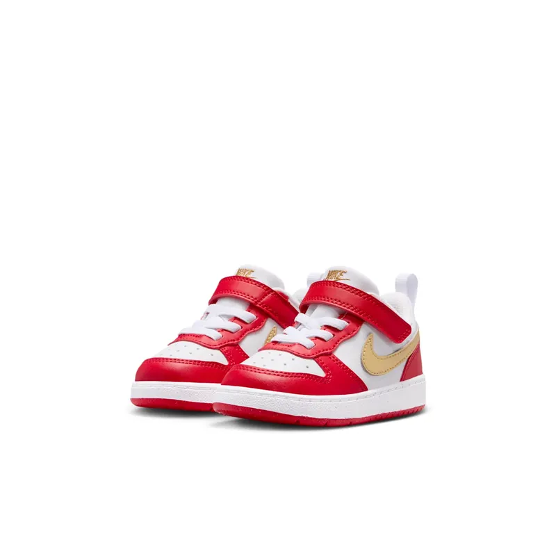 Nike Court Borough Low Recraft White University Red Gold (DV5458-137)